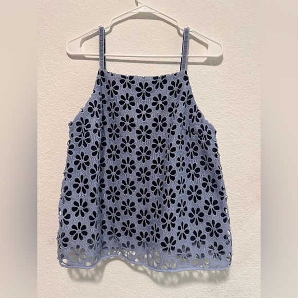 Maeve by Anthropologie Quinn Daisy Floral Lace Tank Top size 12 - Picture 4 of 10